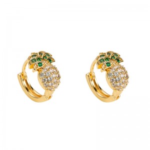 Earraigh agus Samhraidh New Europort New Europort agus American Trasteorann Foinse Cruth Cruth Earrings Baineann Micrea-Inlaid Micrea-Inlaid Criosáin Chóiré Theas gleoite cluaise